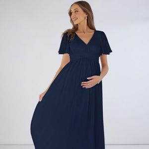 Azazie maternity bridesmaid dress (size A2)